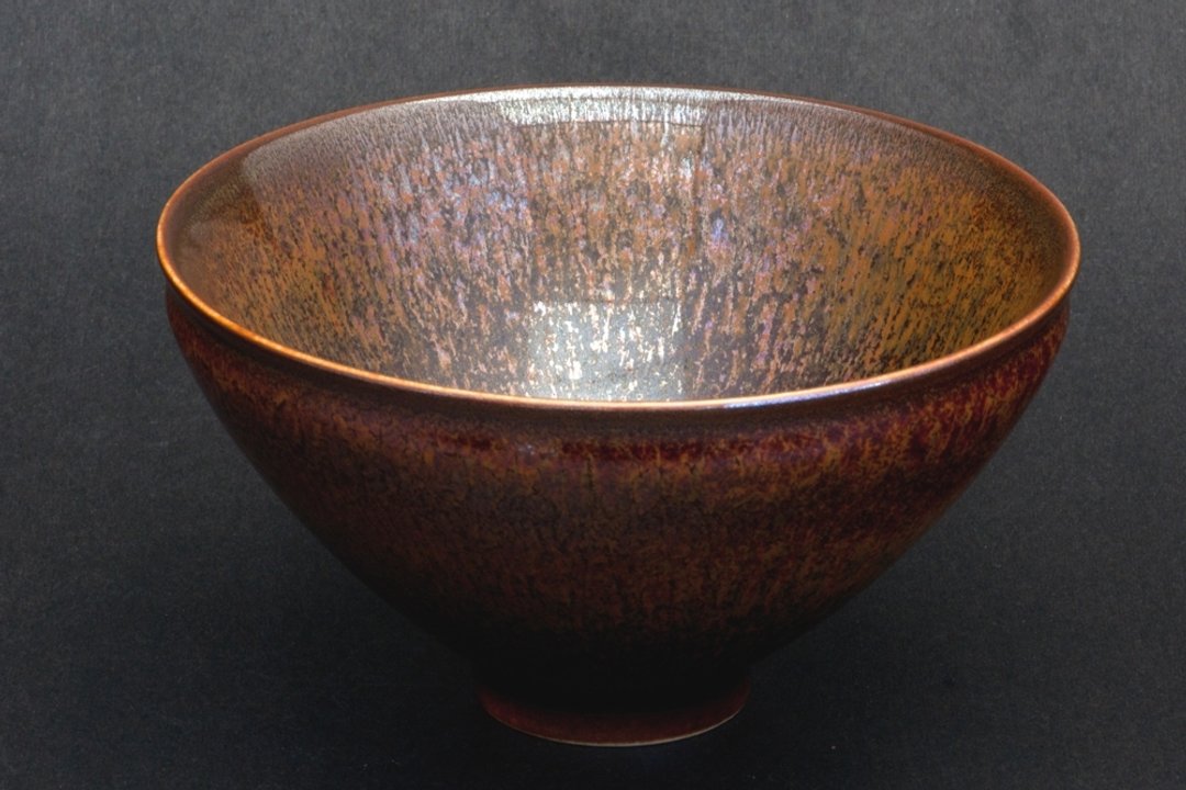 铬黄金油滴天目釉 茶碗 │原厂品质保证 快速出货│毕业礼物 - 茶具/茶杯 - 其他材质 灰色