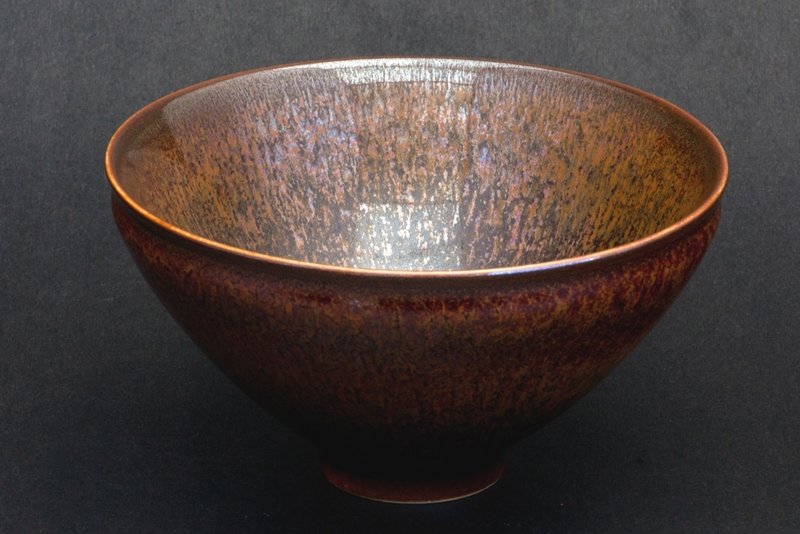 铬黄金油滴天目釉 茶碗 │原厂品质保证 快速出货│毕业礼物 - 茶具/茶杯 - 其他材质 灰色