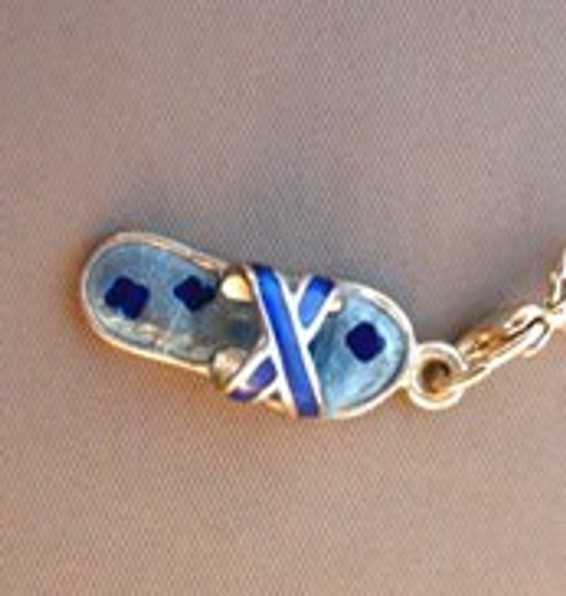 《Dear Deer》i时尚 Party time海滩派对 牵拖ㄚ 蓝色。手机吊饰 - 吊饰 - 其他金属 