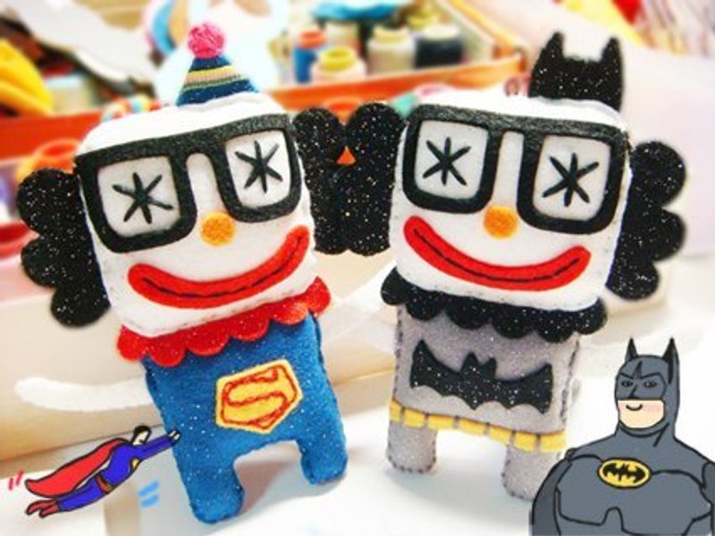 小丑人吊饰钥匙圈//超人·蝙蝠侠款 - 吊饰 - 其他材质 