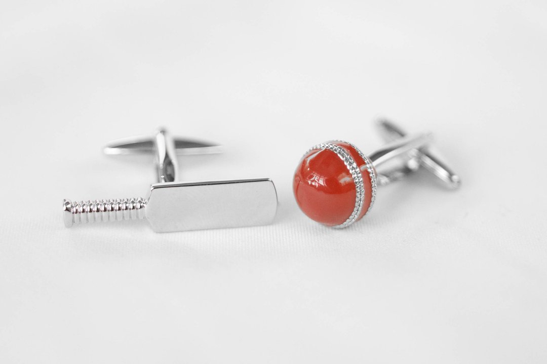 [LORRAINE'S CUFFLINK] 板球袖扣 Cricket Cuffink - 袖扣 - 其他金属 
