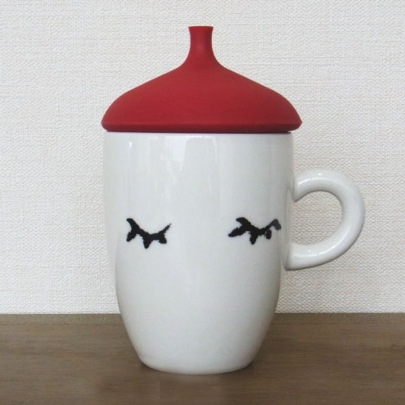 女孩寓所 :: 日本Bisque-人物马克杯-女孩 - 咖啡杯/马克杯 - 玻璃 红色