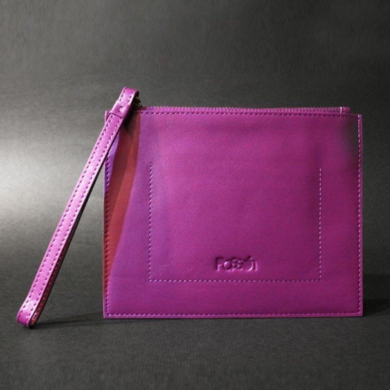 Passion 小钱包紫色 - 零钱包 - 真皮 紫色