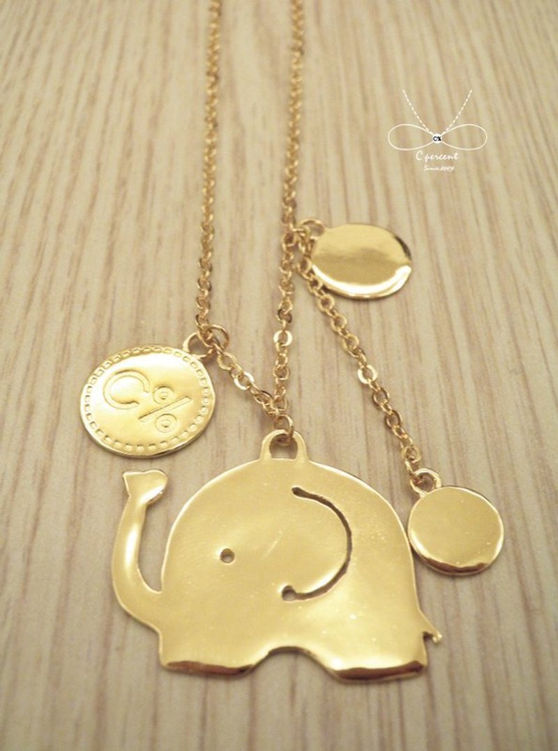 森林乐园(animal)----泡泡小象 - 项链 - 其他金属 