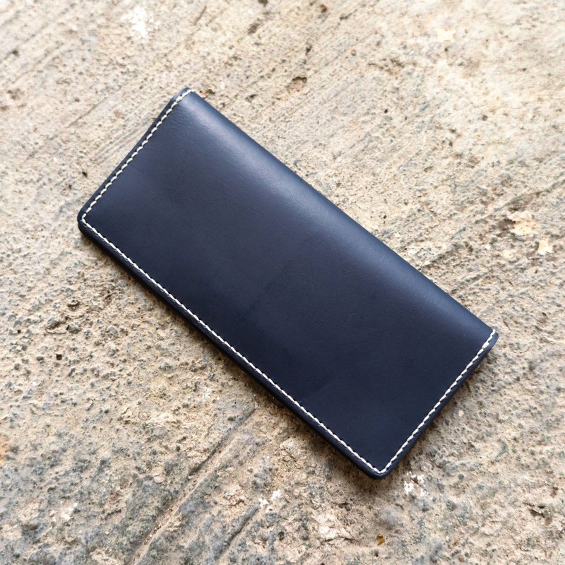 12卡长夹。手缝皮革材料包。BSP010 - 皮件 - 真皮 绿色