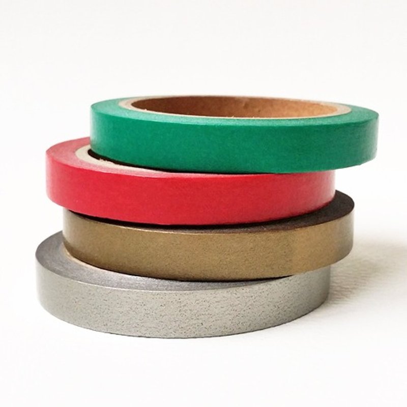 日本 amifa 和纸胶带 4入组【冬色 (34240)】 - 纸胶带 - 纸 多色