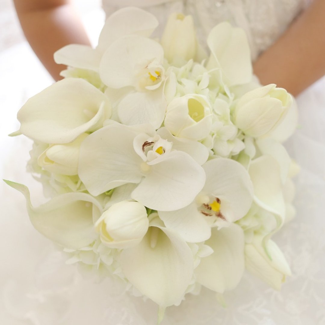 璎珞时尚*手作珠宝捧花*婚礼小物*新娘饰品*定制订作*七夕情人节精选-​预购~~白色海芋妃白 - 植栽/盆栽 - 其他材质 