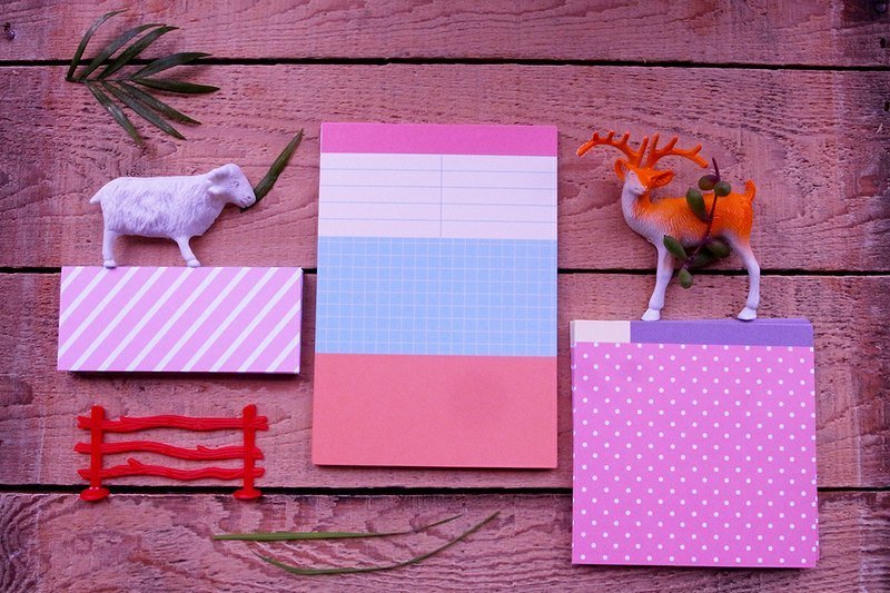 彩漾可爱 / 便条纸 组 - 便条纸/标签贴 - 纸 多色