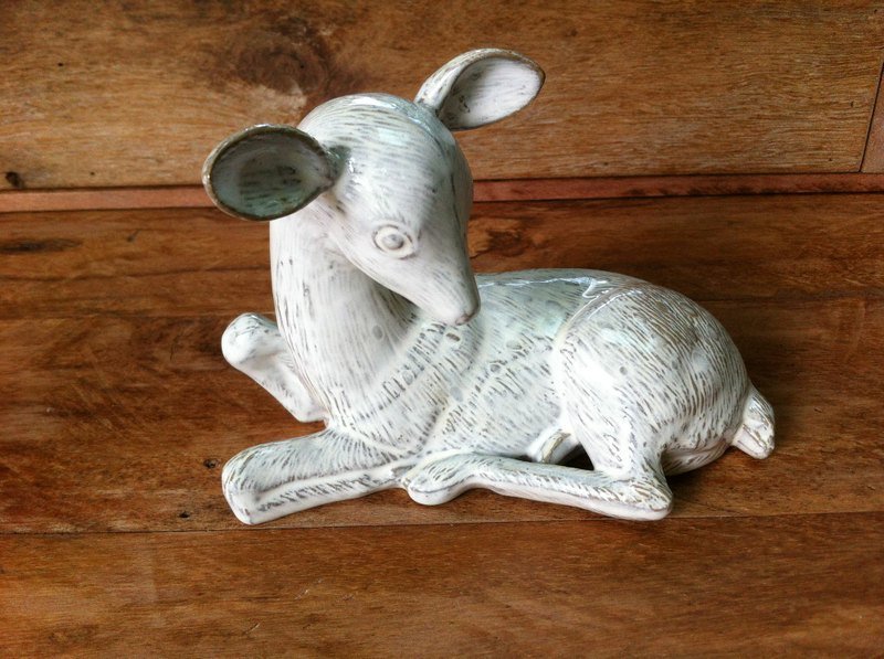 Yarnnakarn手工瓷器系列/ 小鹿 - 摆饰 - 其他材质 白色