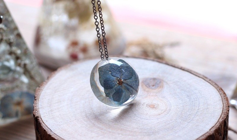 植物艾迪 ♪ 项链 - 植栽/盆栽 - 植物．花 蓝色