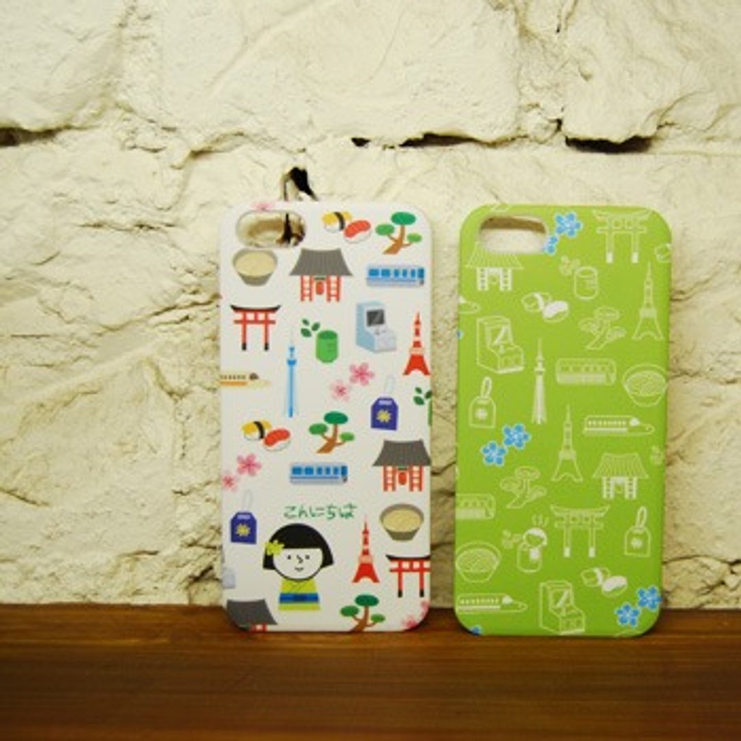 Ni Hao I’m FiFi 城市系列 iPhone 5/5s背盖こんにちは Tokyo! (白色东京) - 手机壳/手机套 - 塑料 白色
