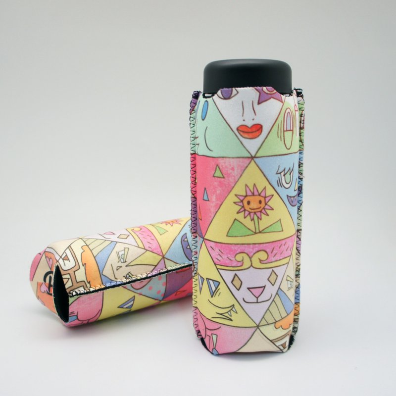 BLR 保温瓶套 保冰/保温 玻璃瓶 水壶套 一天一怪兽 联名款 三角怪兽集合 - 随行杯提袋/水壶袋 - 其他材质 多色
