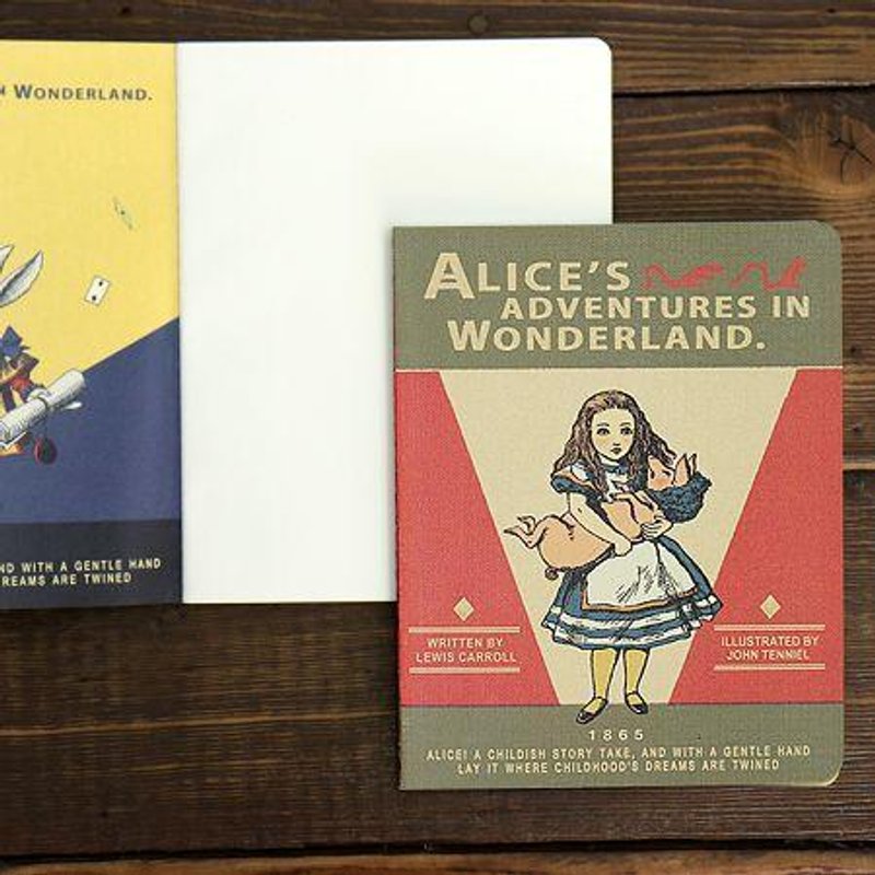 Dessin x 7321 Design-VG 爱丽丝空白笔记本S-宝贝猪,7321-07301 - 笔记本/手帐 - 纸 红色