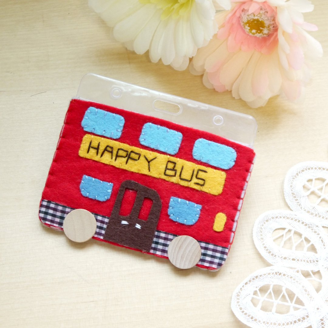 Happy bus 证件夹(不织布) - 其他 - 其他材质 红色