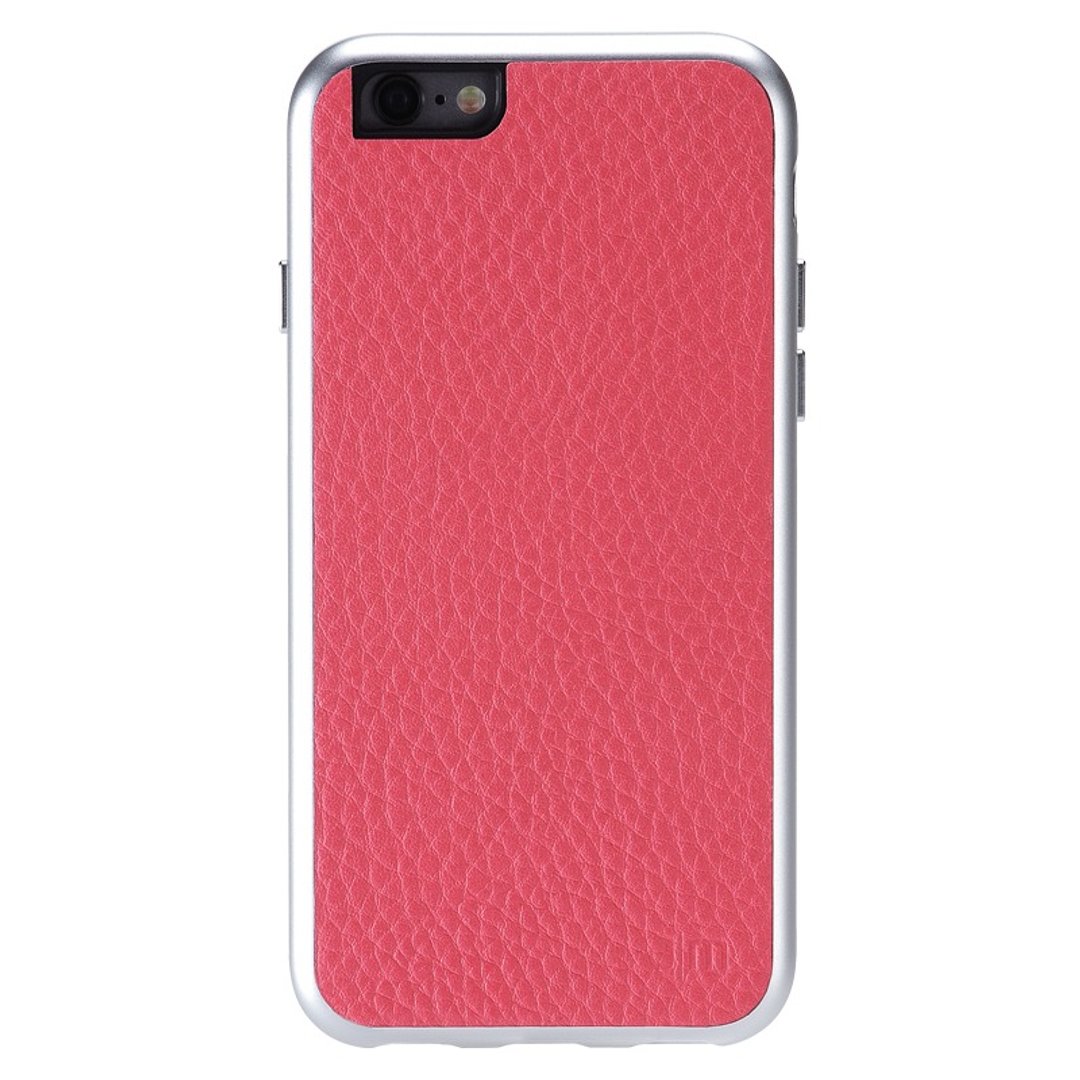 AluFrame Leather iPhone 6/6s 精致铝框真皮手机保护壳 - 手机壳/手机套 - 真皮 粉红色