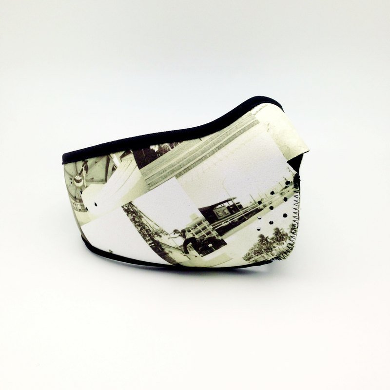 BLR 骑士面罩 防风保暖 HSU联名款 老照片 口罩 - 眼罩 - 其他材质 灰色