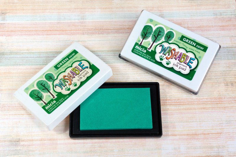 指印画印台-绿色 - 印章/印台 - 其他材质 