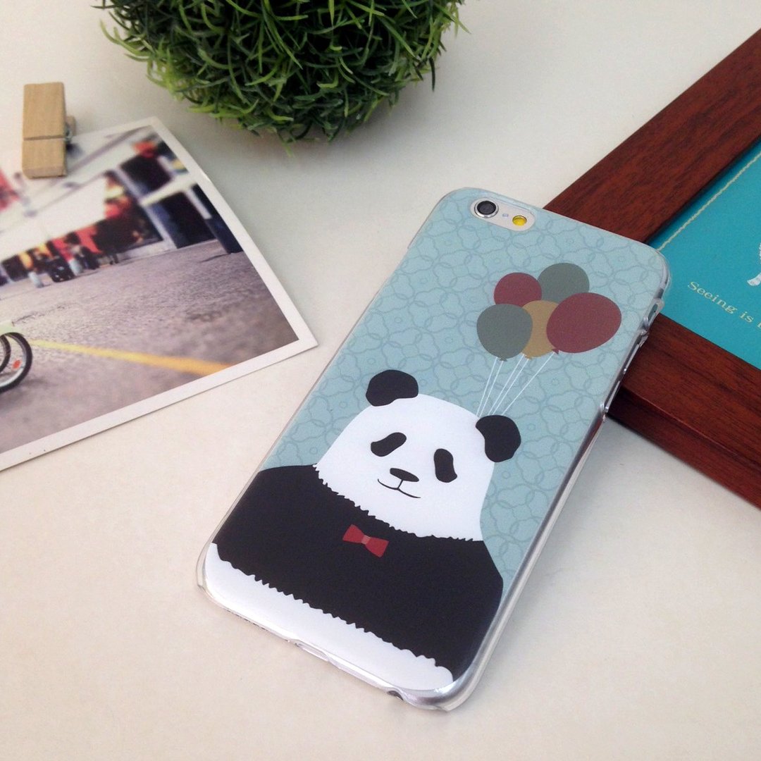 香港原创设计 熊猫人 iPhone 7, iPhone 7 Plus, iphone 6/6S , iphone 6/6S PLUS, Samsung Galaxy Note 7 透明手机壳 - 其他 - 塑料 