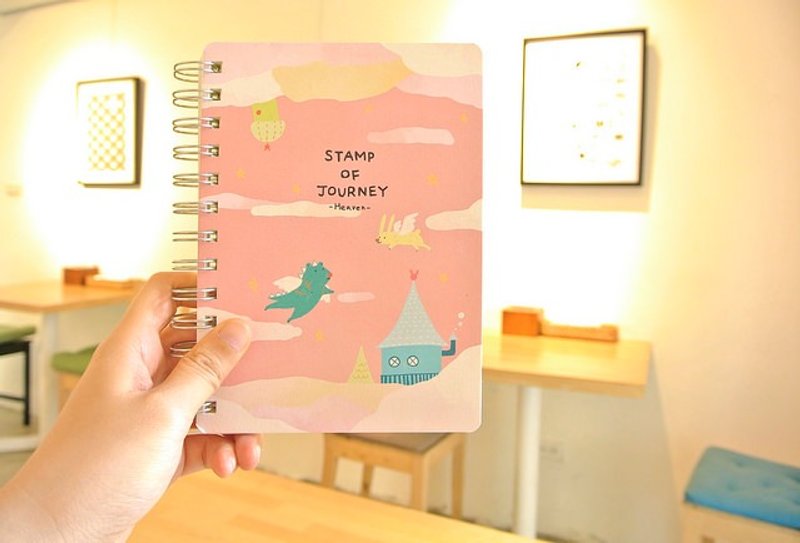迪梦奇 Stamp of Journey 探险集章本 v.2 [天堂]  售完绝版 - 笔记本/手帐 - 纸 粉红色