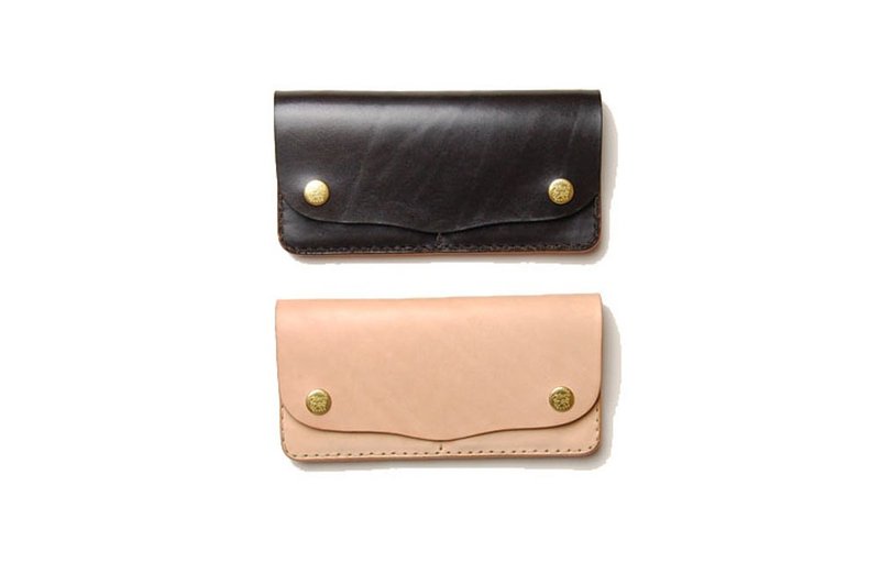 Trucker long wallet  (6 cards) - 卡车司机长夹(六卡) - 皮夹/钱包 - 真皮 黑色