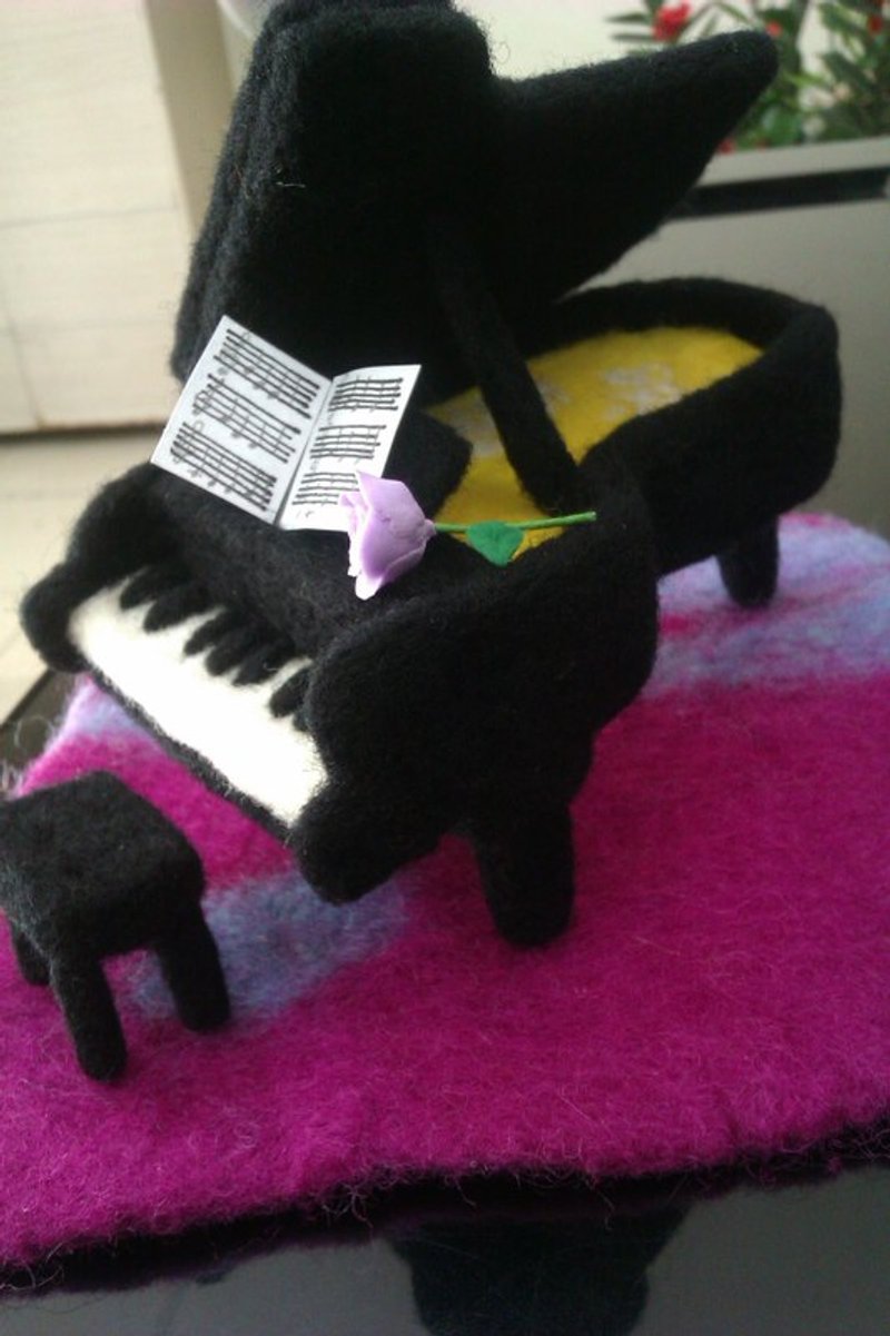 (羊毛毡)钢琴 - 摆饰 - 羊毛 多色