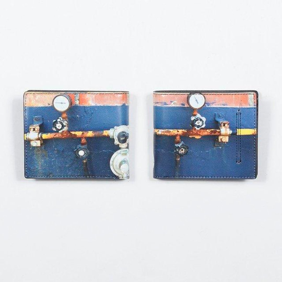 Gas meter bi-fold wallet - 皮夹/钱包 - 其他材质 