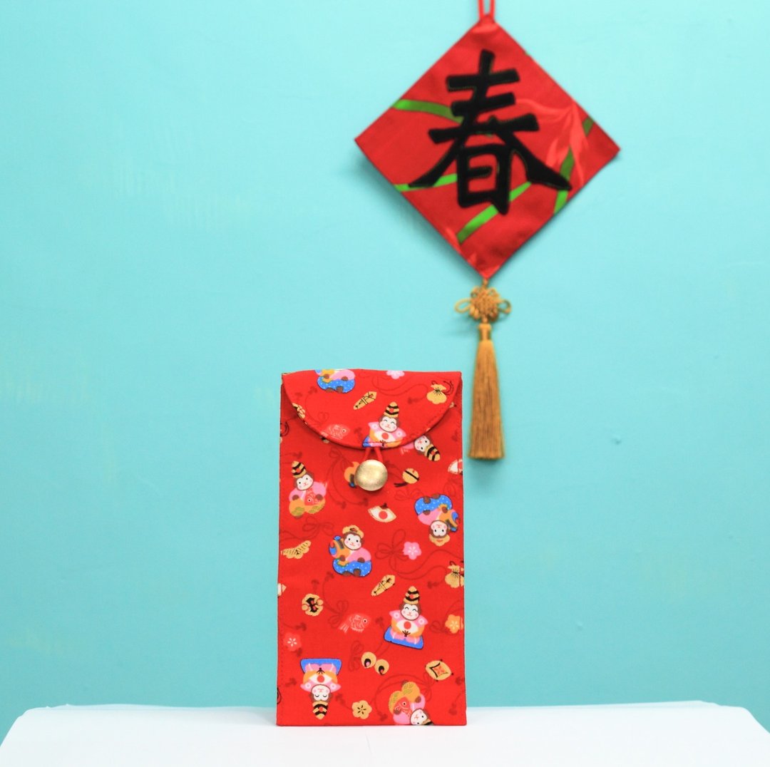开运金猴年 手作红包袋  Pu.leimi日系手作出品/红包/新年/农历新年 (商品不含春联喔) - 皮夹/钱包 - 其他材质 红色