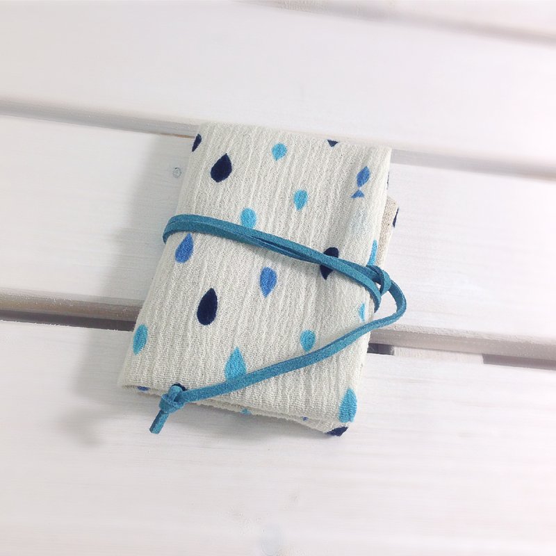 【小趣日】名片夹/票夹/随身夹/小雨滴 - 证件套/卡套 - 其他材质 白色