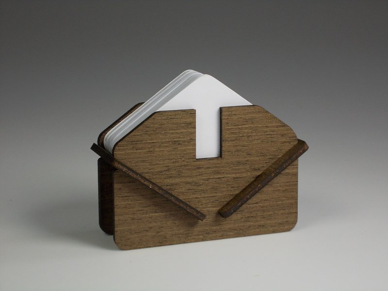 MEMO纸架  样品出清 只有一个 圣诞.交换礼物.设计文具 - 便条纸/标签贴 - 木头 咖啡色