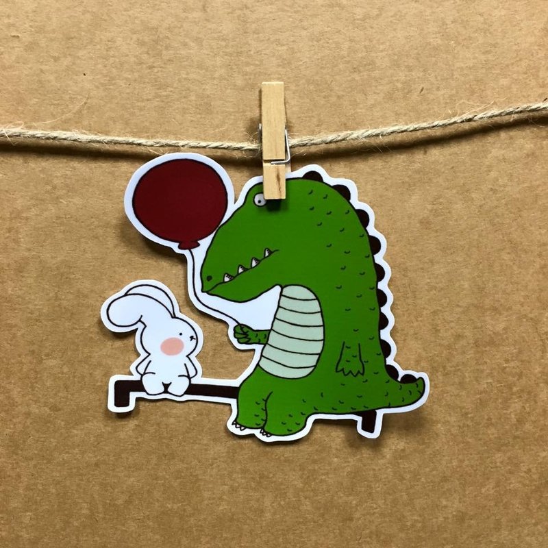 巴特兔和费许龙系列中型防水贴纸 SM0003 - 贴纸 - 防水材质 多色