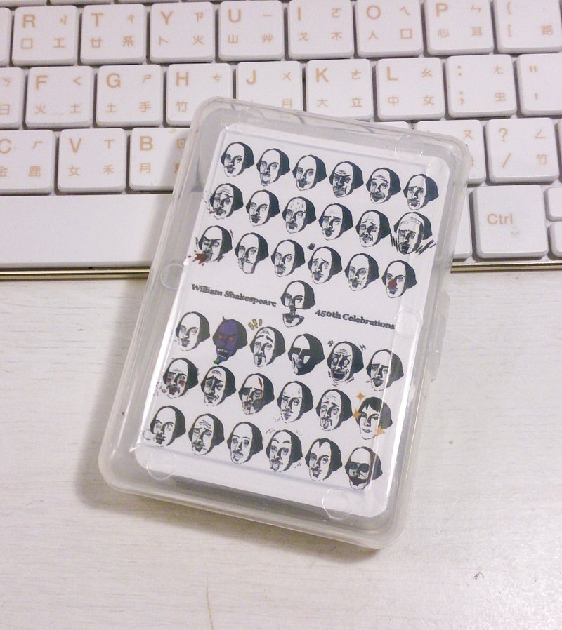 【莎士比亚先生36像】扑克牌 - 其他 - 纸 白色