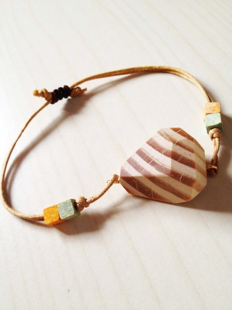 原木手环 - 手链/手环 - 木头 