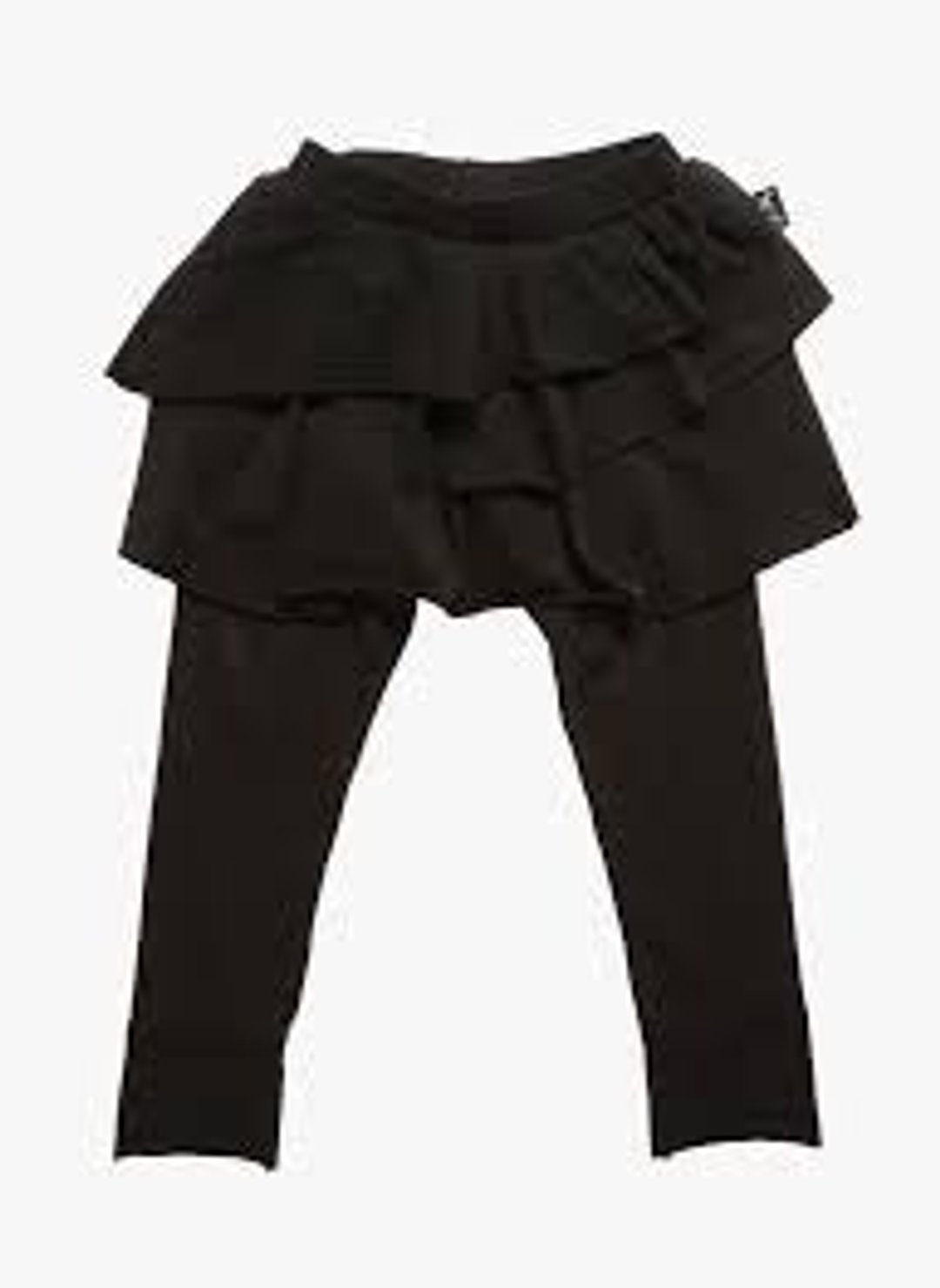 2014秋冬 NUNUNU 素色蛋糕式裙裤/legging skirt - 童装上衣 - 棉 灰色