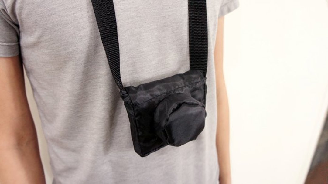 相机购物袋 CAMERA SHOPPING BAG - 侧背包/斜挎包 - 防水材质 黑色