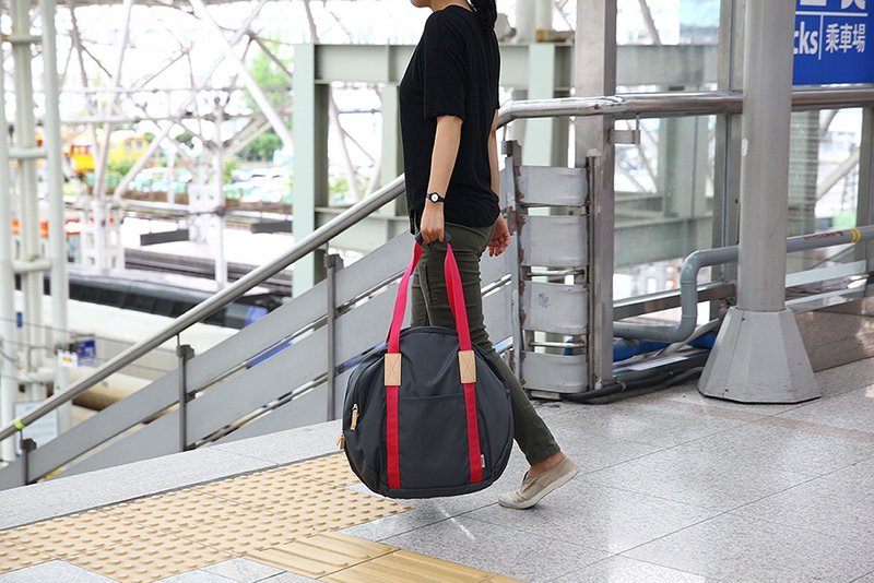 【牛一水佘】韩国 ithinkso Earth Bag 多功能 旅行 地球包 肩背 手提 - 手提包/手提袋 - 聚酯纤维 