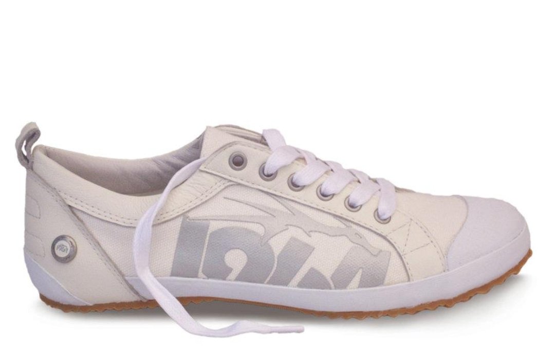 1964shoes 白色WHITE  牛皮/帆布休闲鞋(附两色鞋带)男、女款。 - 女款休闲鞋 - 真皮 白色