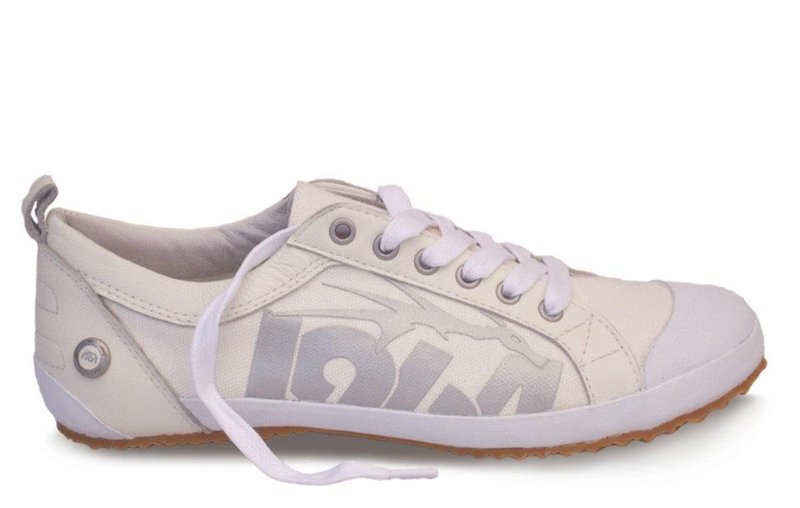 1964shoes 白色WHITE  牛皮/帆布休闲鞋(附两色鞋带)男、女款。 - 女款休闲鞋 - 真皮 白色