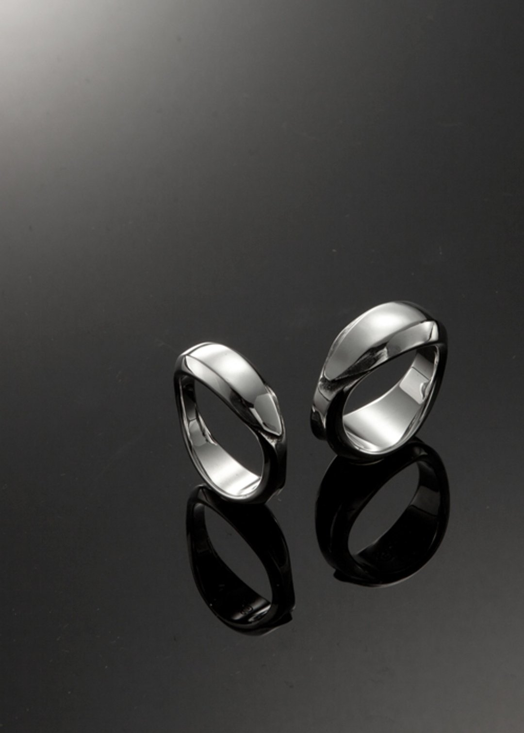 【对戒】Essence Ring  Type | 素面简约线条本质戒指 - 对戒 - 纯银 银色
