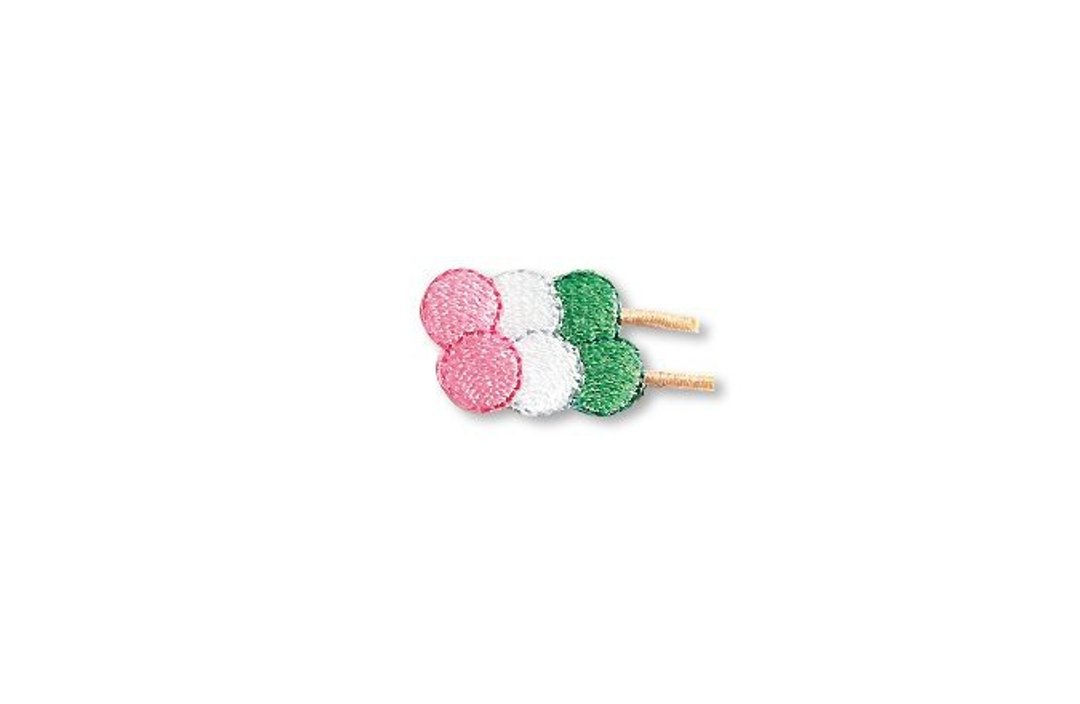 【京东都KYO-TO-TO】和菓子シリーズ_花见团子_绣片 - 其他 - 绣线 粉红色