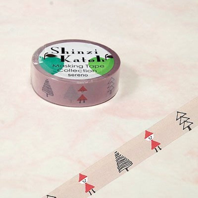 Shinzi Katoh 加藤真治 童趣涂鸦插画 纸胶带(MKT2042) - 纸胶带 - 纸 多色