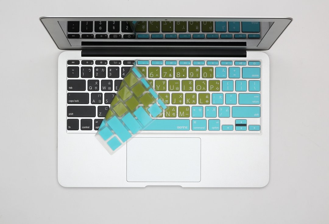 BF MacBook Air 13与Pro Retina 键盘膜 - 薄荷抹茶8809402590469 - 平板/电脑保护壳 - 硅胶 多色