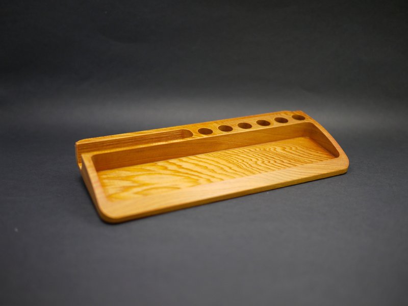 【24内出货】台湾桧木 复合式桌上型收纳 - 文件夹/资料夹 - 木头 