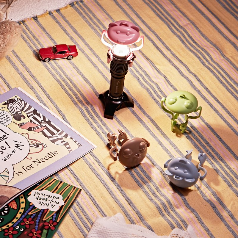 Truvii 动物光罩 (小熊造型) - 灯具/灯饰 - 塑料 粉红色