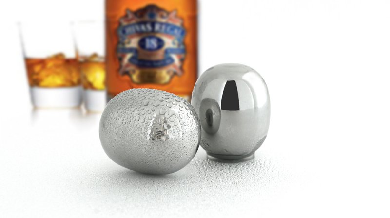 【彩虹】OSICHEF实心不锈钢冰球-单入 /可以取代 - 其他 - 其他金属 灰色