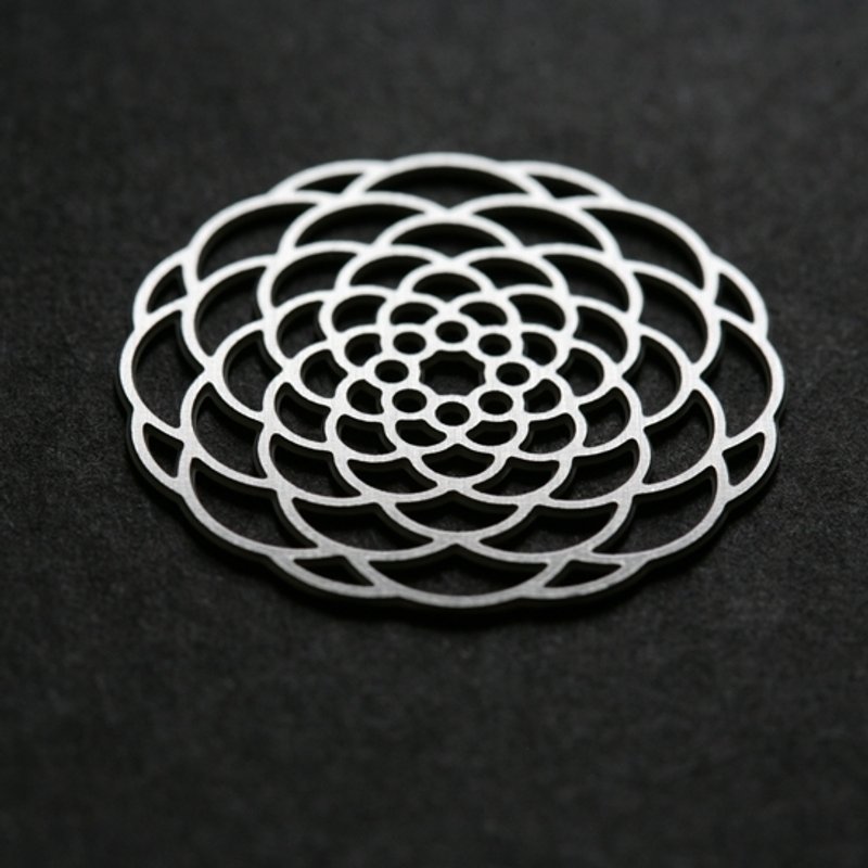 大理花胸针 Dahlia Brooch - 胸针 - 其他金属 