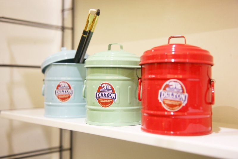 DULTON 复古垃圾桶造型笔筒铁罐 - 笔筒/笔座 - 其他金属 