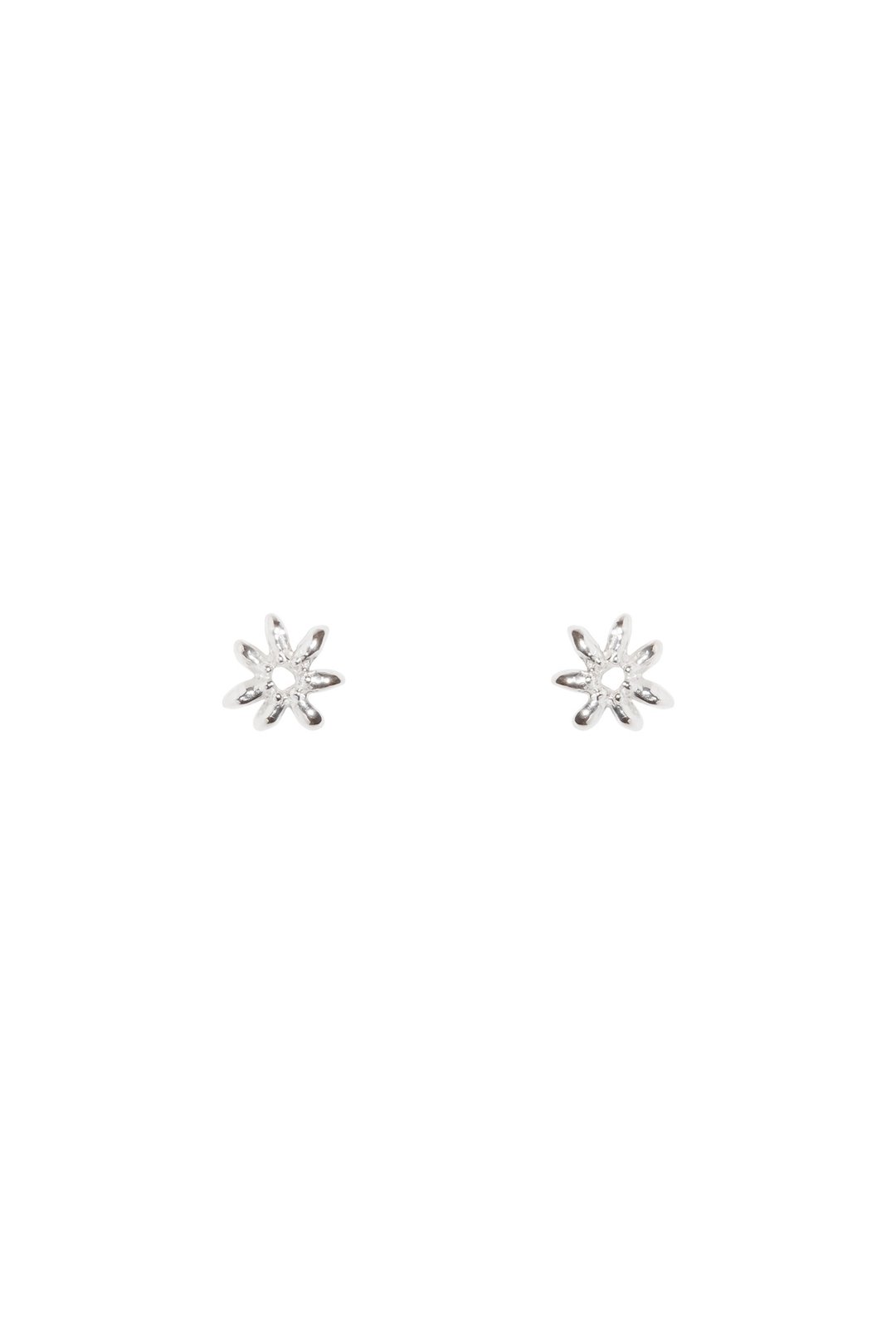 Mini Daffodils Earring 冬日水仙耳饰 - 耳环/耳夹 - 纯银 银色