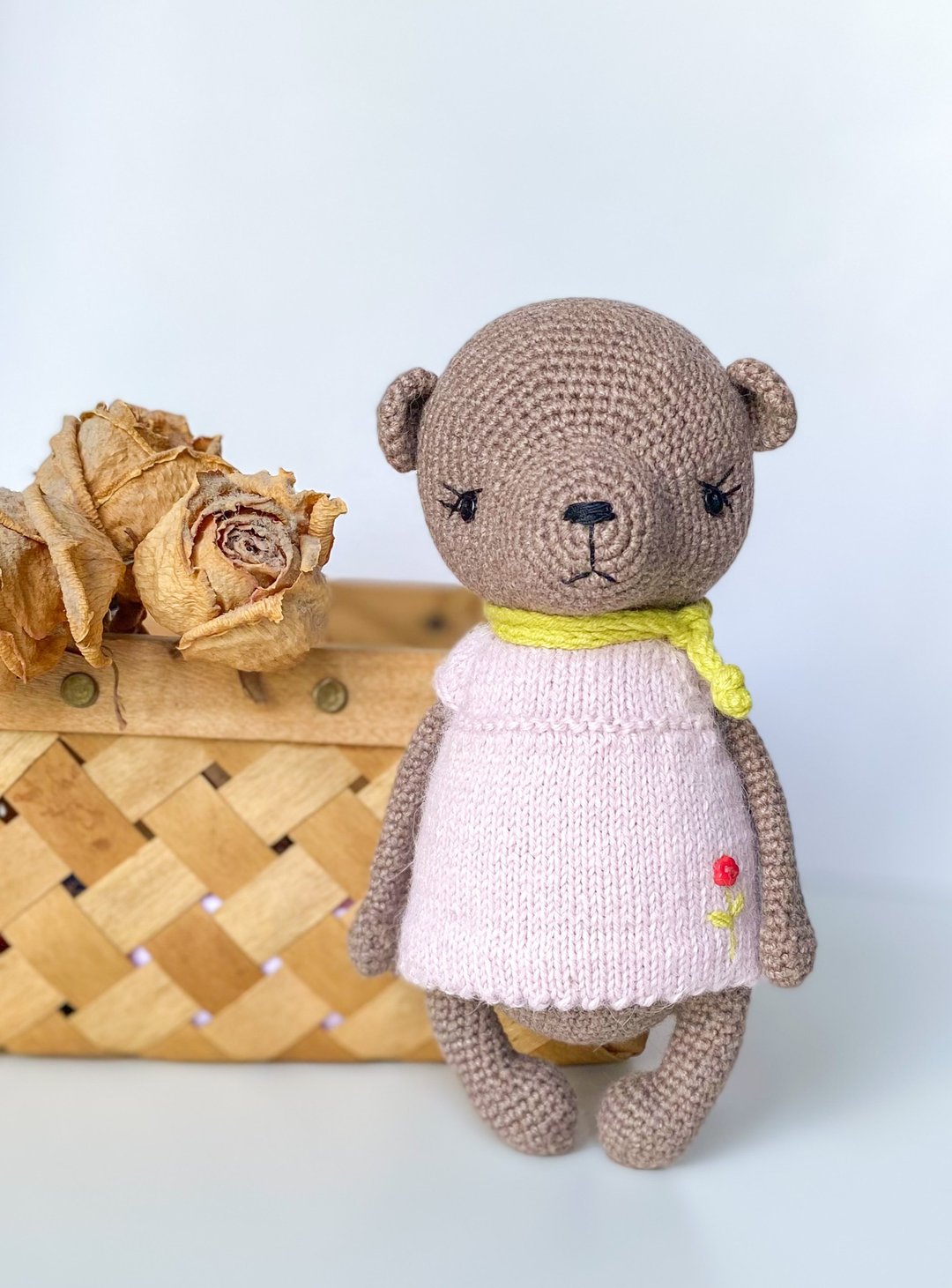 鉤針玩具 Crochet toy bunny - 玩具/玩偶 - 其他材质 咖啡色
