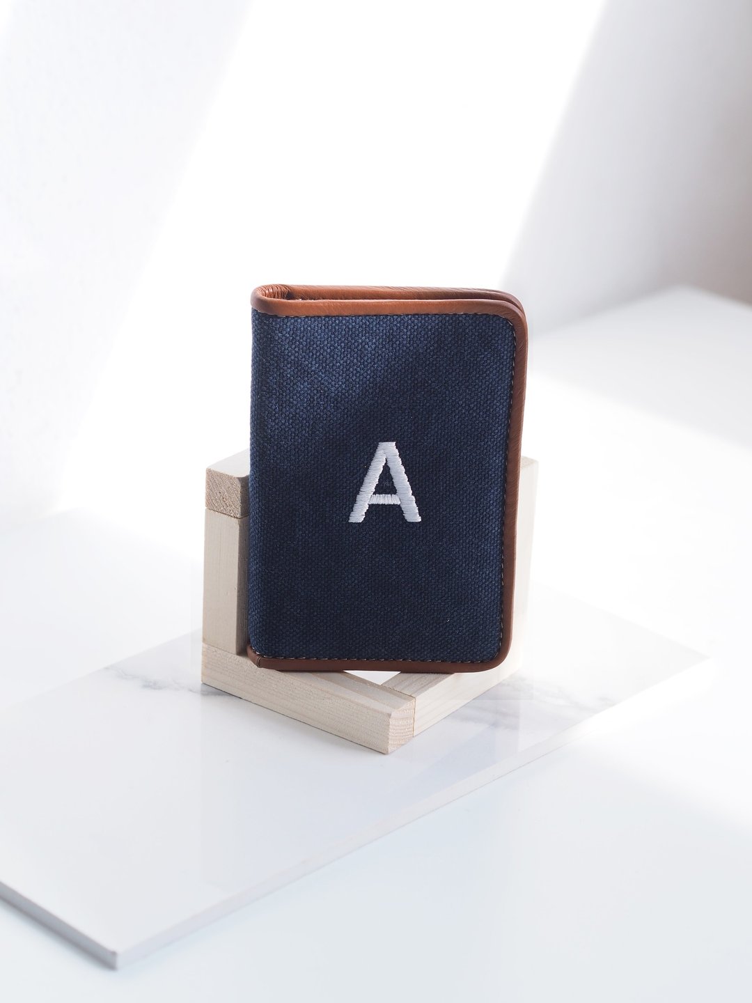 Passport Holder  - 皮夹/钱包 - 真皮 蓝色
