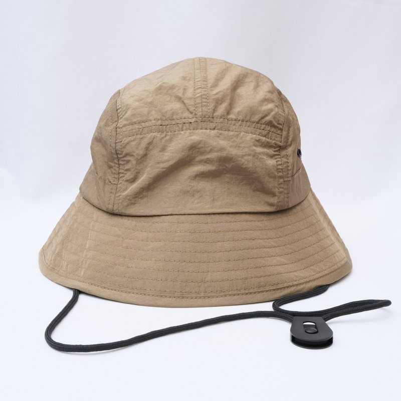 KAIKAI - Fearless - 插扣速干渔夫帽 - 卡其 - 帽子 - 聚酯纤维 卡其色